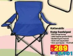 KATLANABİLİR KAMP SANDALYESİ